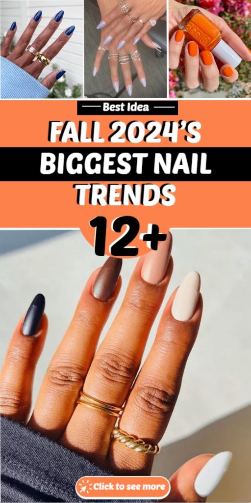 These stunning and innovative nail designs are sure to turn heads this fall. Click to explore more unique and captivating nail art trends.
