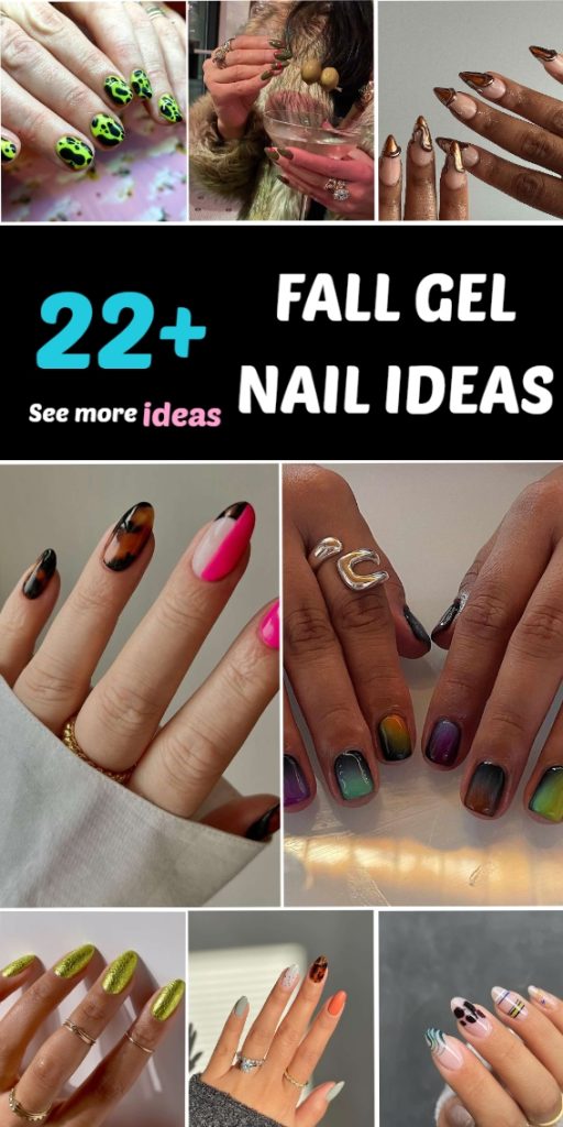 Elevate your fall fashion with these captivating gel nail designs that blend autumnal shades with intricate patterns. Click to explore a gallery of trendy nail art ideas for the season.