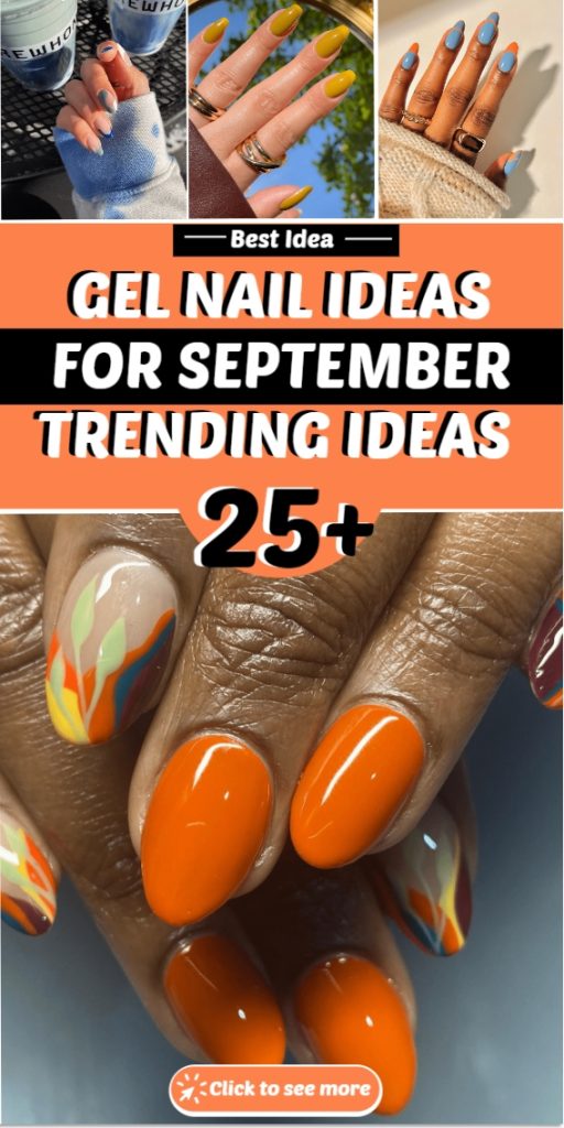 25 Gel Nail Ideas for September, From Moody Grays to Jewel Tones