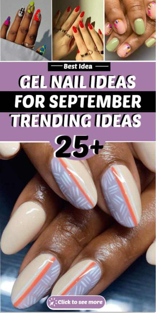 Get inspired to elevate your September nail game with these gorgeous gel manicure designs. Featuring a stunning array of colors and patterns, these nails are sure to make a statement. Click to see more and find your perfect mani.